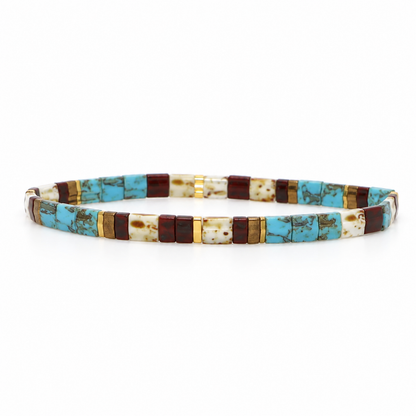 Tile Bead Bracelets